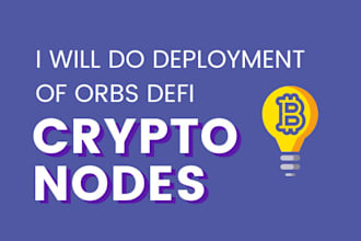 do orbs defi node blockchain deployment