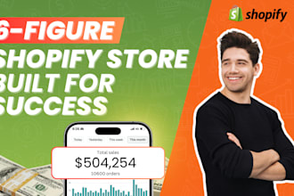 create 6 figure one product branded shopify dropshipping store