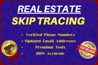 do skip trace real estate leads generation