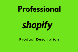 write compelling shopify product descriptions