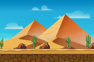 design 2d backgrounds for your game or animation