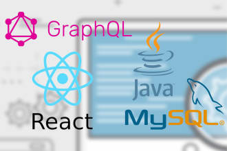 create web application using graphql, java, react