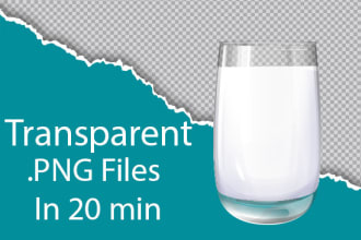make a transparent png or jpg image to a background