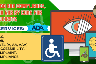 do ada compliance, aoda, wcag, section 508 by code for your website