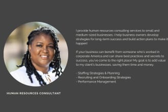 do human resource consulting