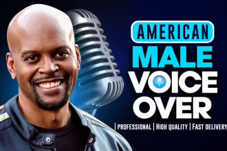 do an epic deep american male voice over, youtube, tiktok, voice actor talent