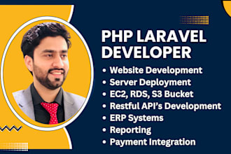 develop web applications  and restful apis in laravel