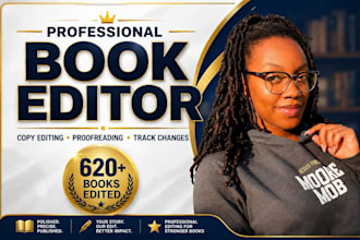 be your professional book editor for book editing and proofreading