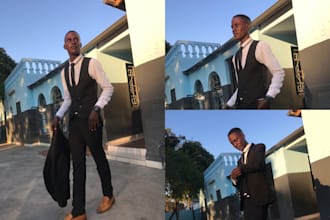 be your professional black male model