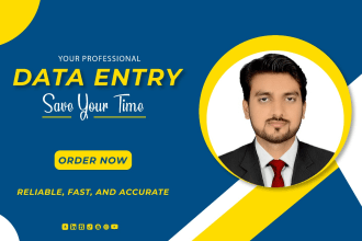 do accurate data entry, web research, and be your reliable virtual assistant