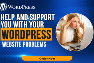 help and support you with your wordpress website problems