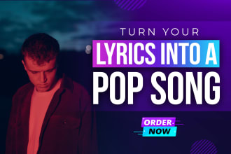 turn your lyrics into a pop song
