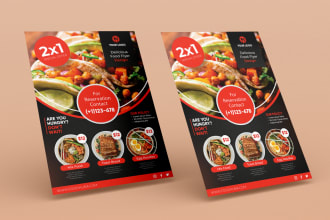 make stunning instagram food flyer design