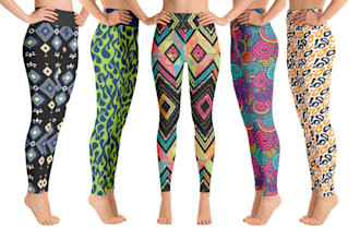create trendy pattern leggings design