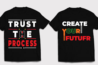 design custom typography t shirt and graphic t shirt