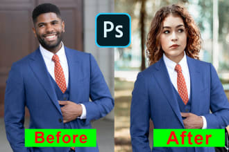 do professional photoshop head swap or face swap