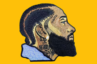 do custom embroidery digitizing of logo or design in dst