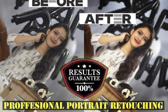 do portrait retouch to enhance your photo using photoshop