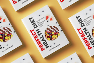 design business, health and motivational book cover