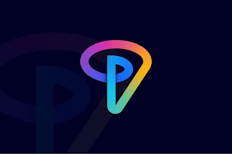 create modern app icon, tech, ai and website logo design with free favicon