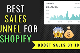 do shopify landing page, squeeze page, sales page design