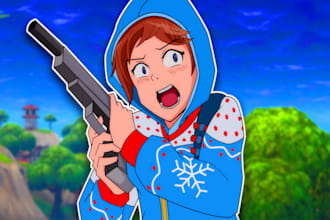 draw high quality cartoon thumbnails for your youtube videos