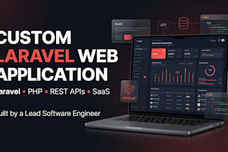 develop a custom laravel web application