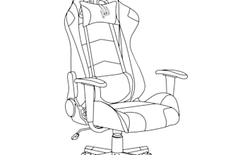 draw an outline line art of your object