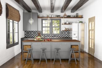 do kitchen design and rendering in 3ds max and sketchup