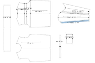 make sweat shirt swing pattern for your project