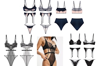 cad design lingerie and underwear