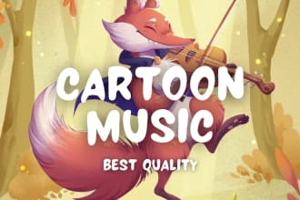 compose original orchestral music soundtrack for cartoons