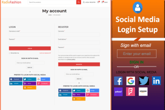 设置登录注册与社会帐户到您的电子商务wordpress网站