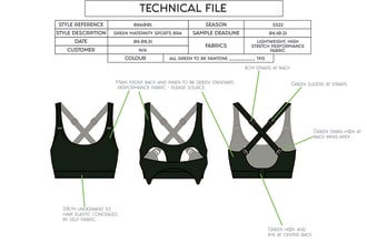 create garment technical files for factory sampling