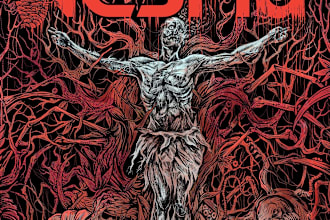 drawing digital darkart illustration for cover album merch