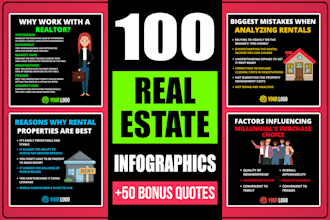 design real estate investing tips instagram infographics