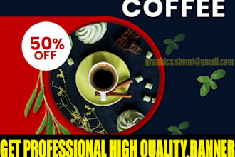 make professional advertisement banner for you within 2 hour