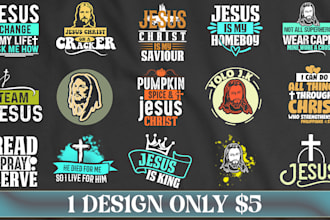 do christian graphic t shirt design logo  or bible verse