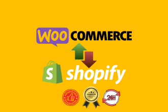 transfer, migrate or move wordpress woocommerce website store to shopify