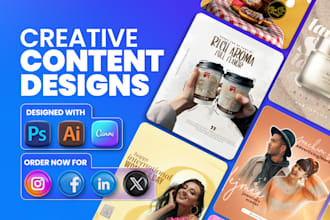 design professional instagram posts and story content