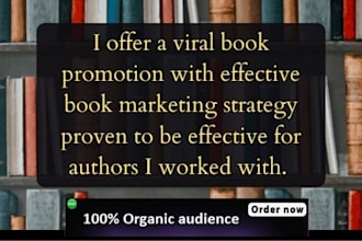 do book promotion and book marketing