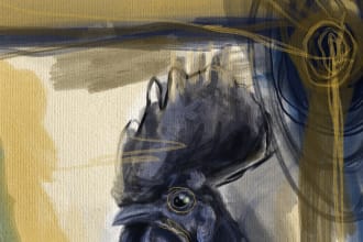 make artistic abstract for album cover , tshirts etc