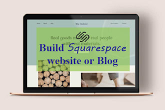 build squarespace website and blog for you
