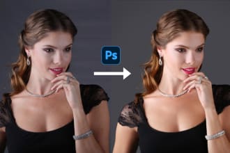 do high end photo retouching, skin retouch, photo touch up any photo edit