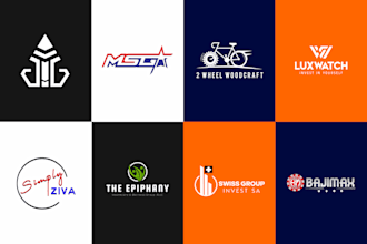 create a modern logo illustration for your business