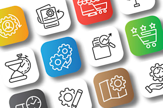 design professional icon set