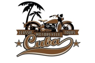 design help classic motorcycle tours cuba with a new logo in 1 day