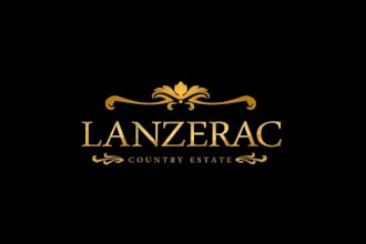 design lanzerac country estate logo in 1 day