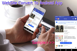 convert  any website to android app using web view component