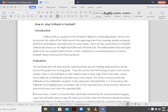 write a football or soccer article for you